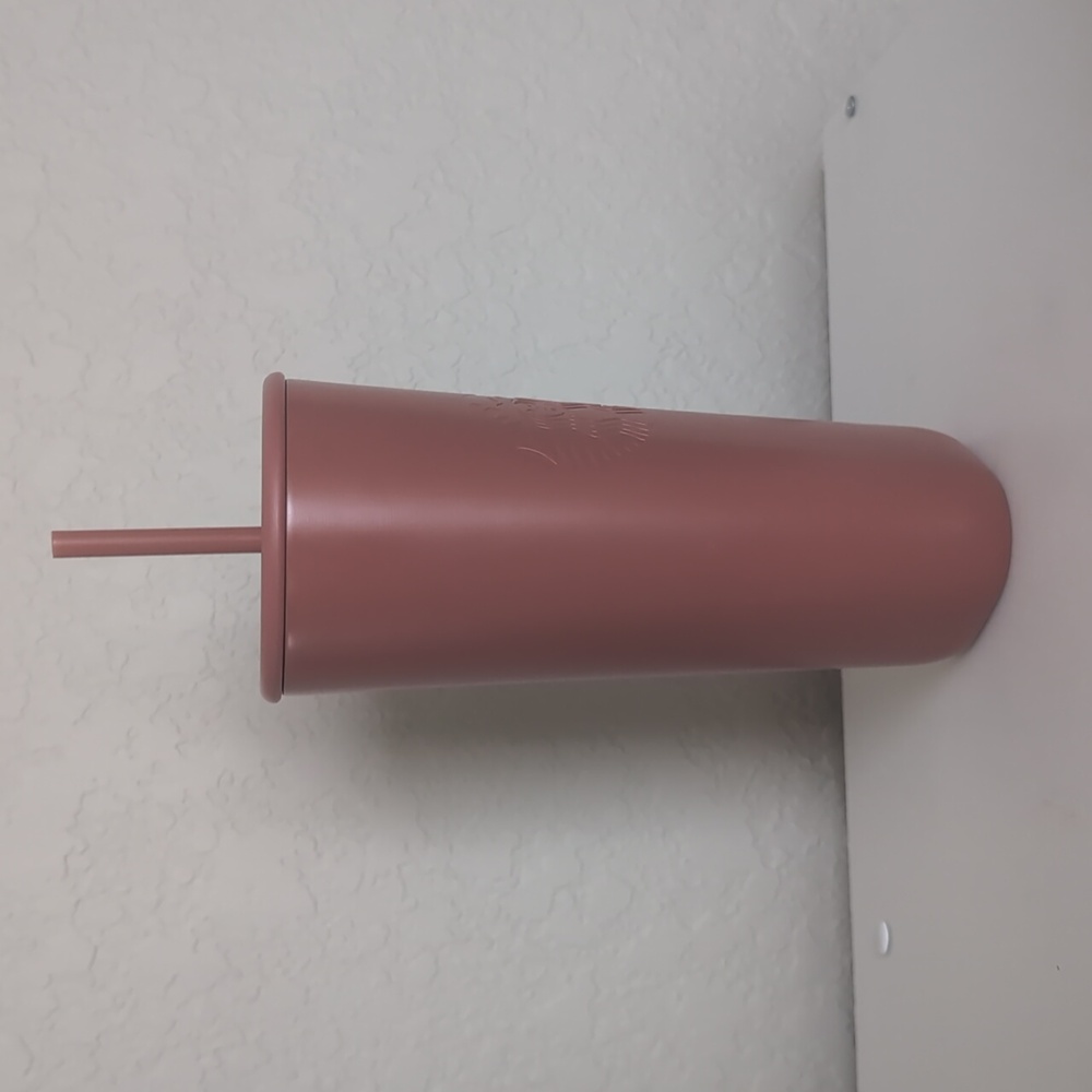 Starbucks Recycled Cup Triangle Tumbler Terracotta/Brown 24oz Venti Bran… - Picture 2 of 7